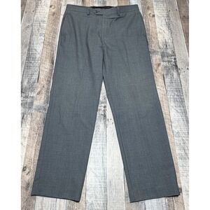 Lauren Ralph Lauren Dress Pants Mens 34x30 Gray Wool Flat Front Classic Fit